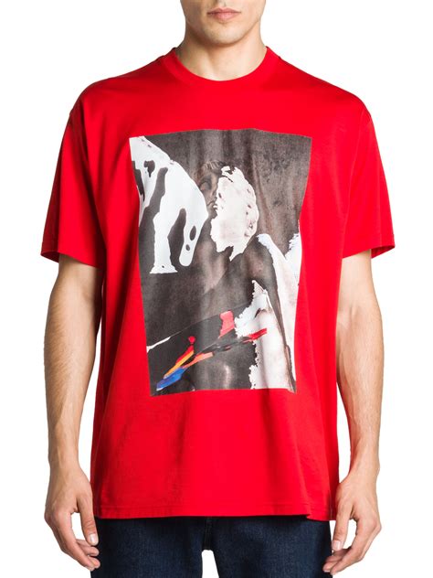 givenchy mens t shirt red|Givenchy t shirts for men.